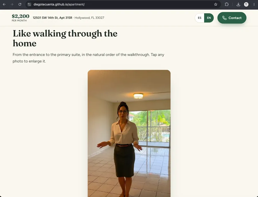 Apartment Tour demo